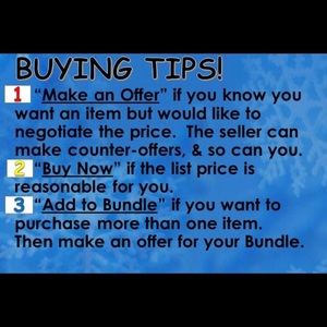Offers welcome 🙂